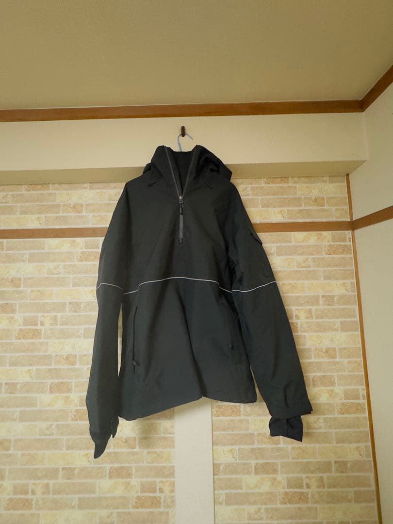 AshGream スノーボードウェア AG-46set Mサイズ ASHGREEM スノーボードウェア 上下セット 3レイヤー パイピングプル