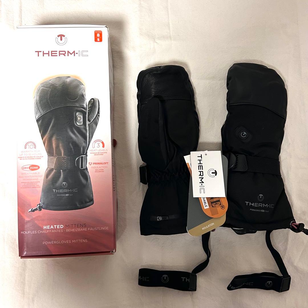 未使用品　THERM−IC パワーグローブMITTENS　サイズ8 S Therm-ic Powergloves IC1300 Mitts | Corbetts Ski + Snowboard