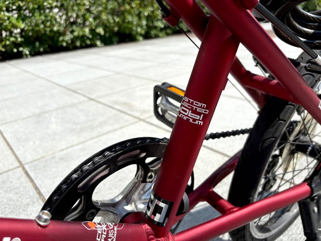 引取限定】ルイガノ MV2 ミニベロ LOUIS GARNEAU マットレッド - メルカリ