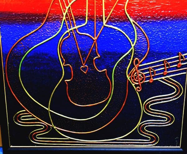 三越取扱作品 外薗範子 大型原画1点物 3D立体的 抽象画 可愛らしい