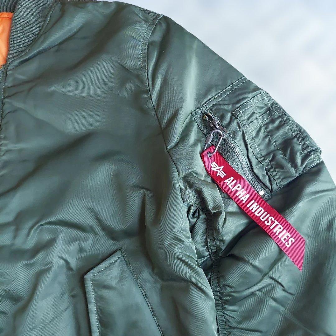 ALPHA アルファ MA-1 フライトジャケット アーカイブ Y2K カーキ
