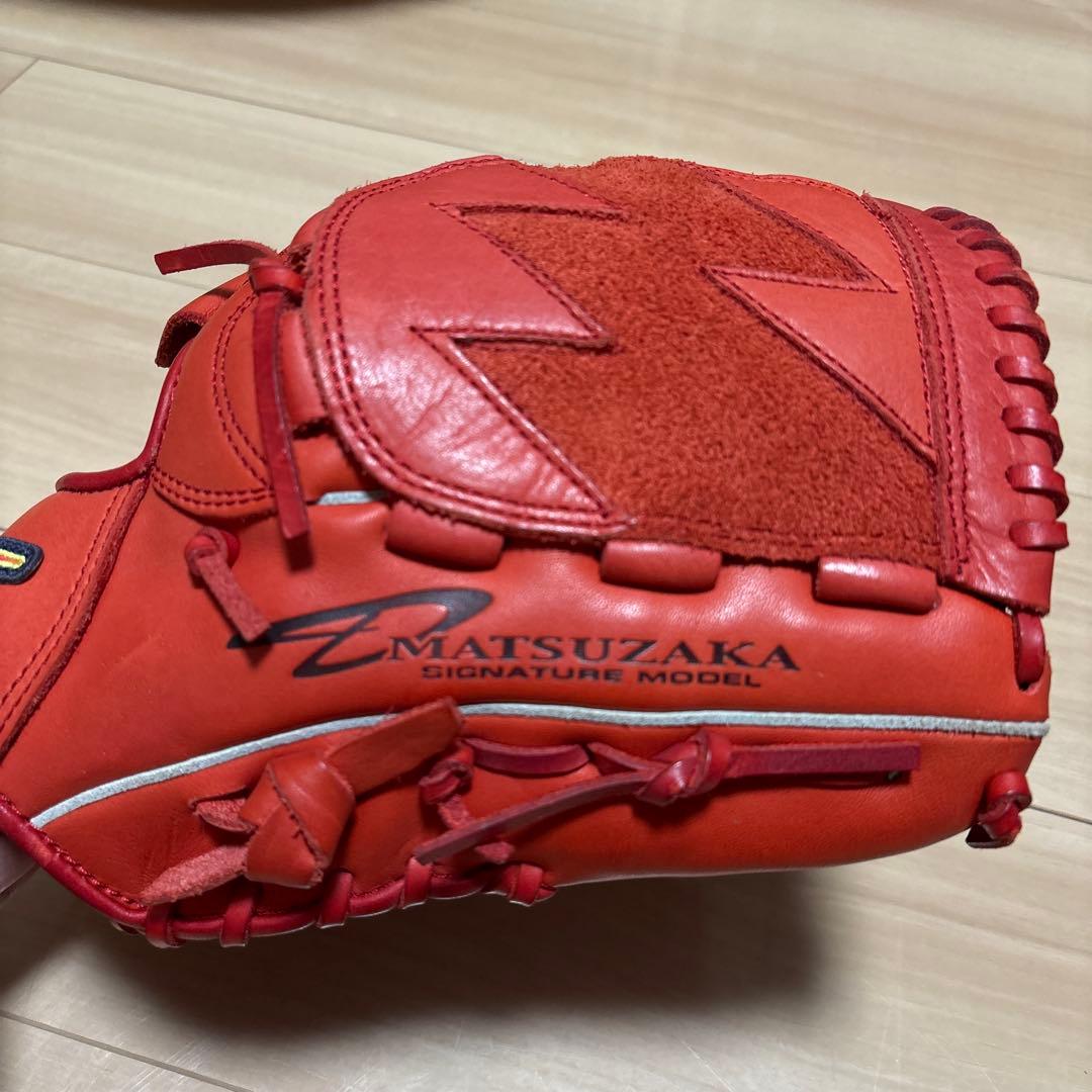 ナイキ 軟式グローブ 松坂モデル NIKE Signature Model 赤 - メルカリ