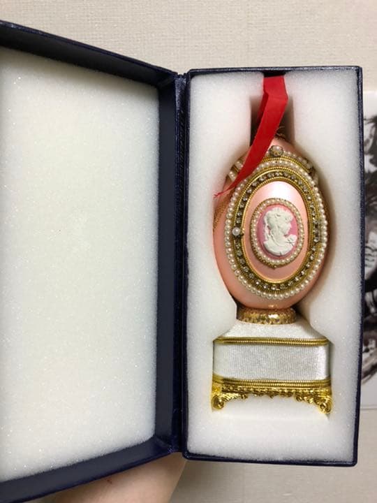 卵の殻オルゴール エッグアート 本物の卵のカラをつかったオルゴールです｜2022年11月17