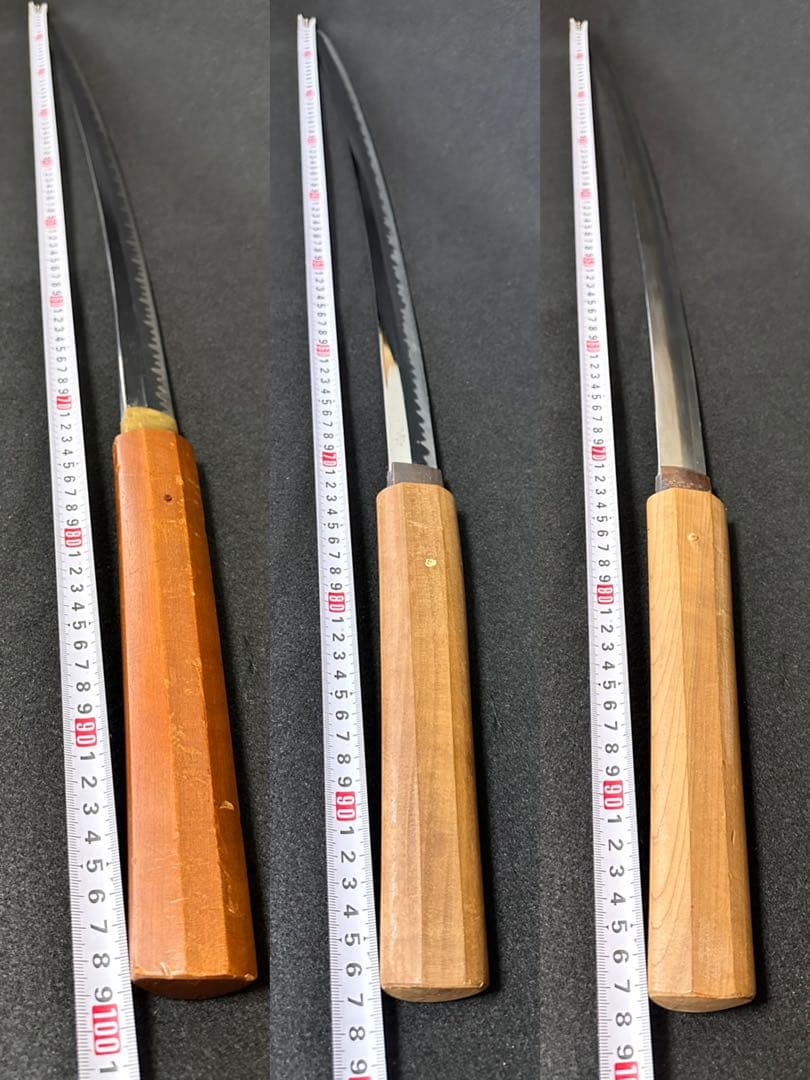 模造刀 白鞘打刀 三点まとめ 白鞘 鞘付長さ約99/102cm