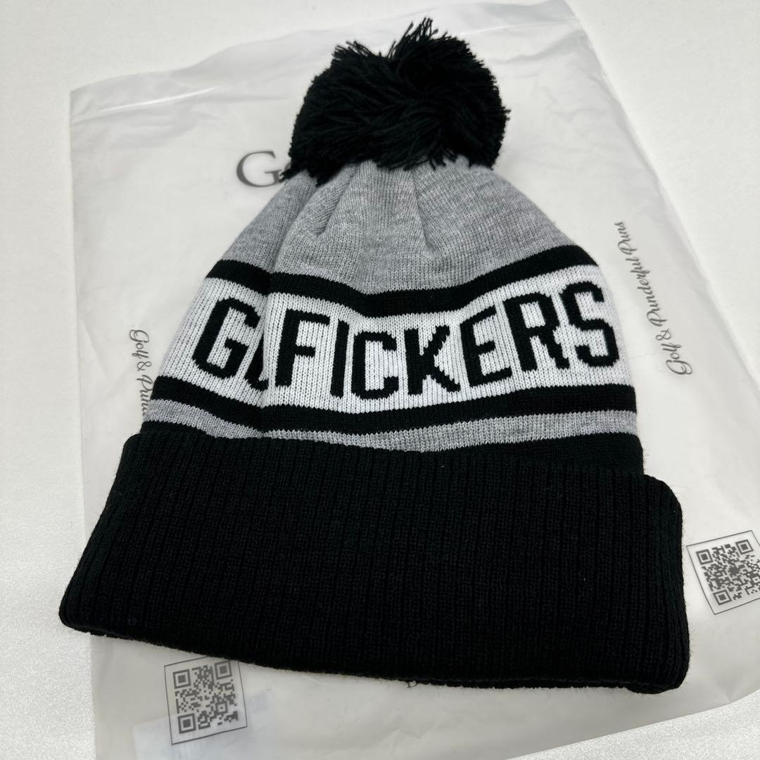 ゴルフィッカーズ ポンポン付きニット帽 Golfickers ポンポン付き