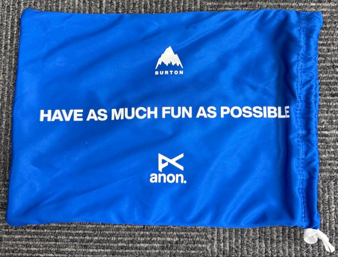 anon. ゴーグル ブルーミラー レンズ 収納袋付き - スキー