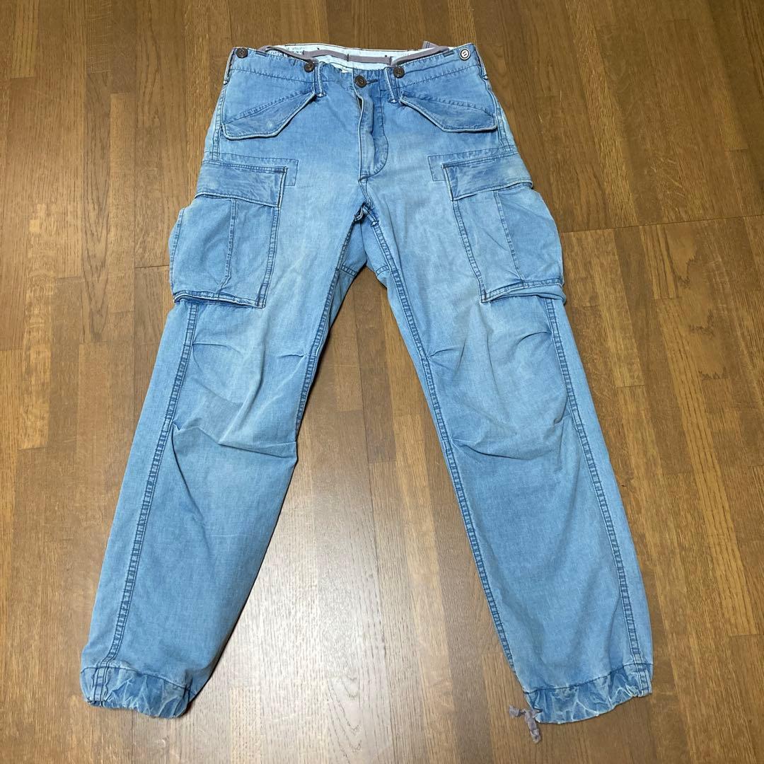 RRL カーゴパンツ RRL（ダブルアールエル）カーゴパンツ グレー サイズ:34(XL位) メンズ