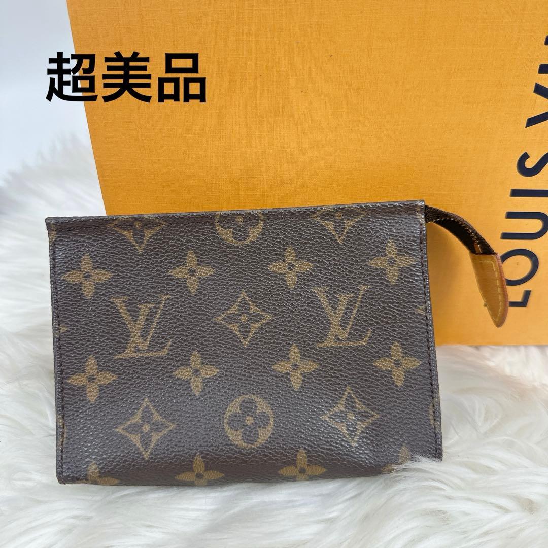 ルイヴィトン　モノグラム　ポッシュトワレット14 ミニポーチ　MB1011 brstring_glvm14613