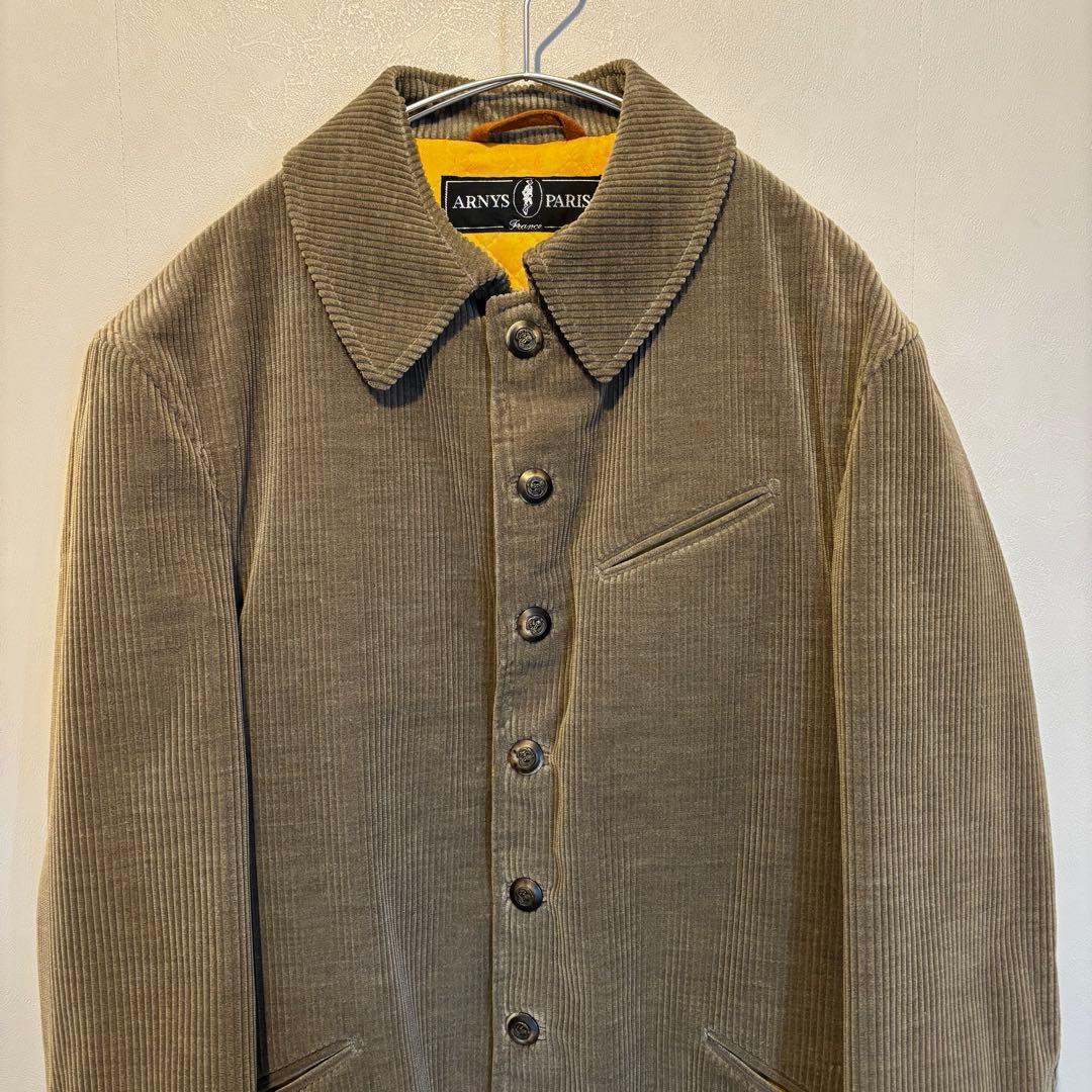 アルニス Cornac コルナック コーデュロイ ジャケットトープ グレー48