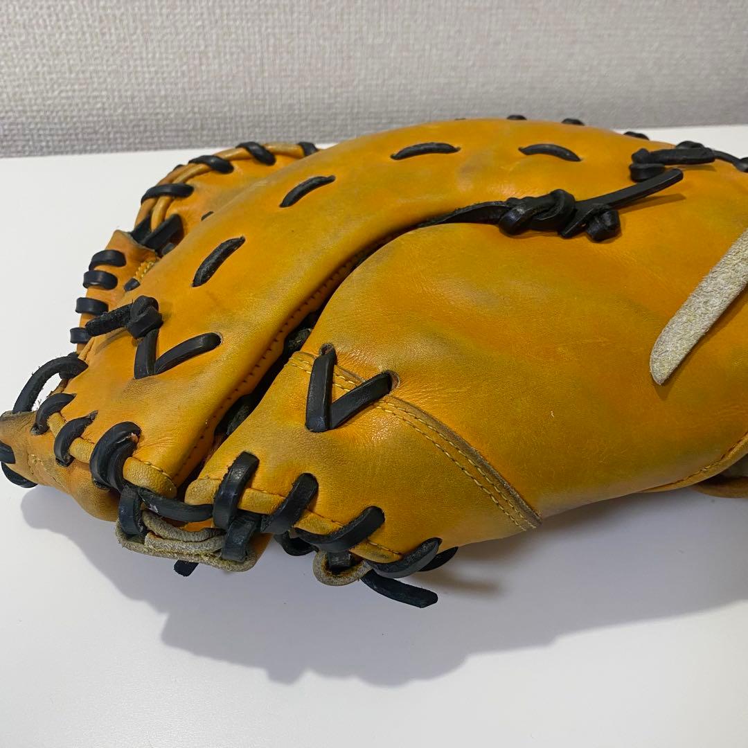 ミズノプロ 一般軟式 左投げ ファーストミット 1AJFR16000 フィンガー