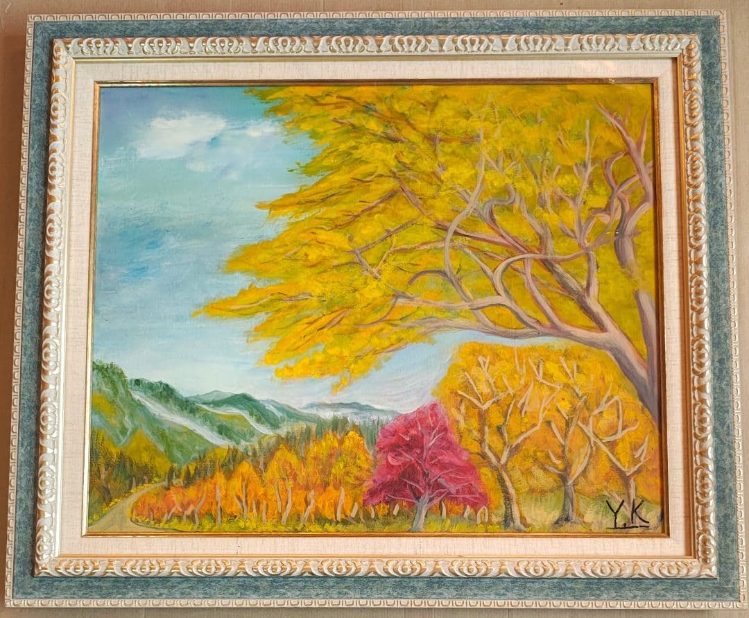 ​F15号 油絵・額縁セット アンティーク調 ゴールド アクリル板仕様 F15号 油絵・額縁セット アンティーク調 ゴールド アクリル板仕様 F15