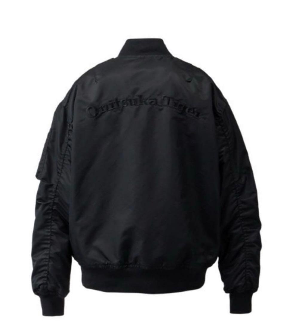 オニツカタイガー ボンバージャケット 刺繍 虎 MA-1 黒 M - メルカリ