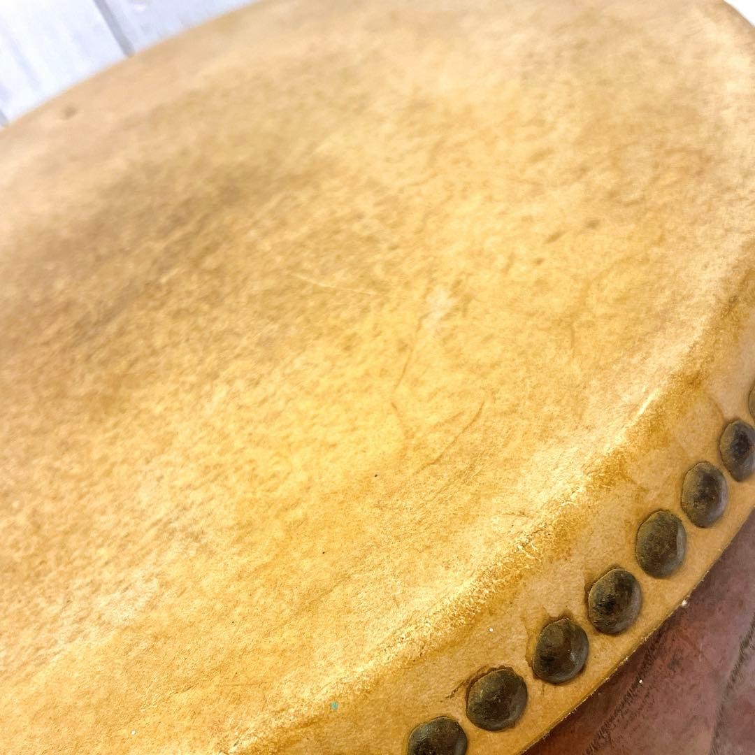 【希少】宮本卯之助 特別上鳴保 和太鼓 平太鼓　42.5×17.5cm