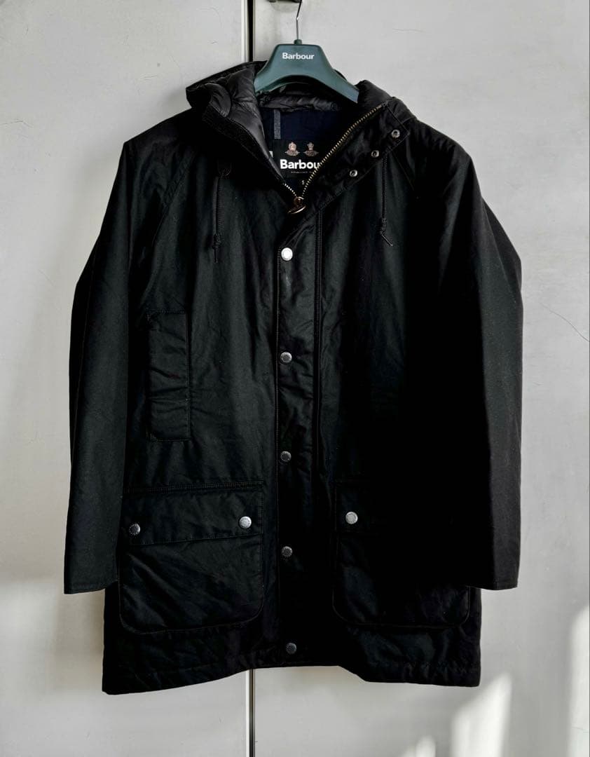 バブアーワックスビュフォードフード付き中綿ハーフコートブラック 楽天市場】Barbour バブアー Beaufort Wax Jacket ビューフォート
