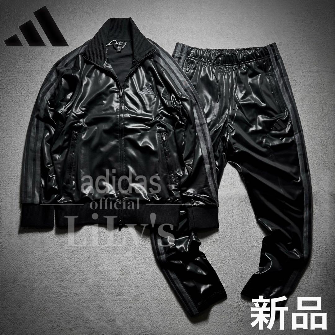 【Ｌサイズ】アディダス　上下セットアップ　黒　新品未使用　定価22,550円 XLサイズ】アディダス 上下セットアップ 黒 新品未使用 定価22 550円