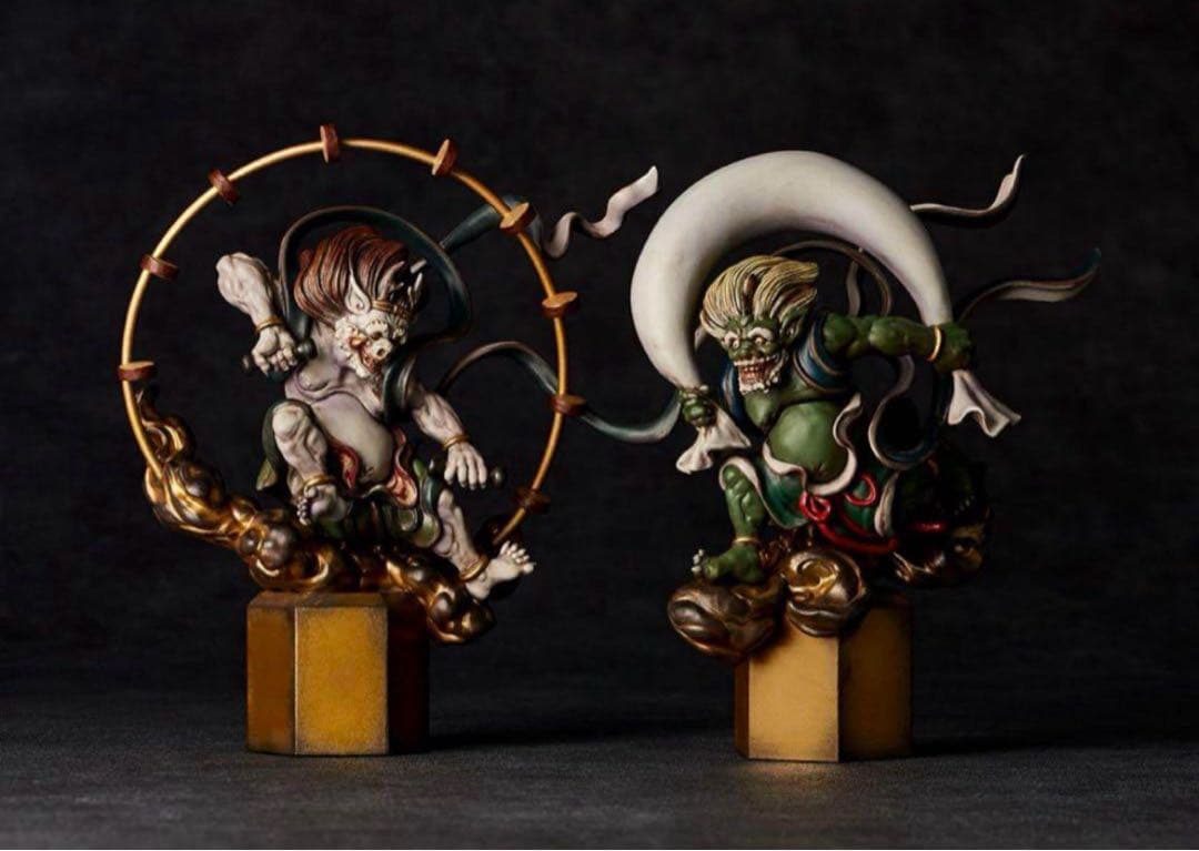 海洋堂　風神雷神フィギュア　特別展「日本、美のるつぼ」限定 海洋堂 「日本、美のるつぼ」限定 大本山 建仁寺公認 風神雷神
