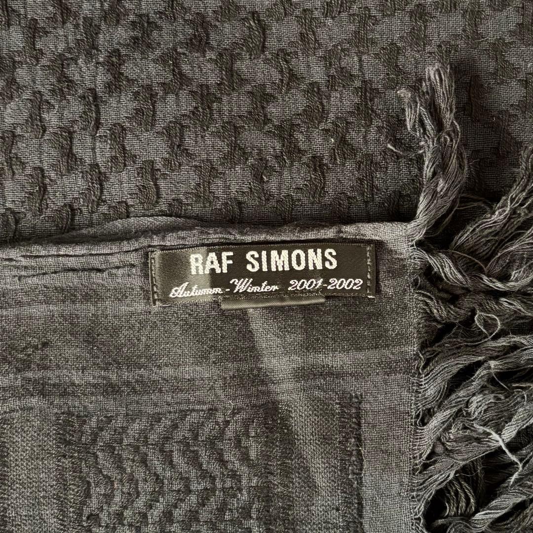 RAF SIMONS ブラック ストール 2001-2002 - メルカリ
