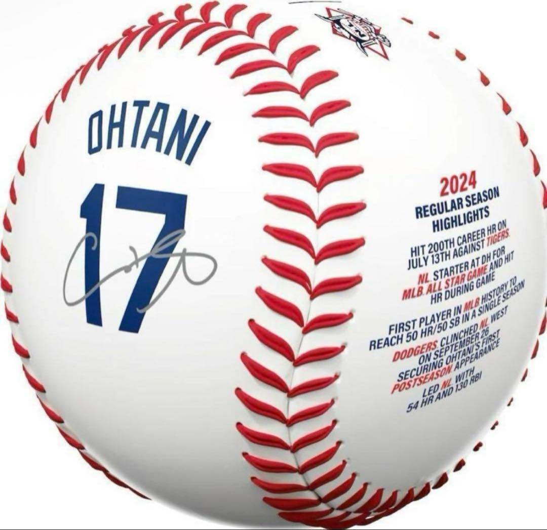 日本未発売】大谷翔平 2024年 MVP受賞記念 ボール ドジャース LA