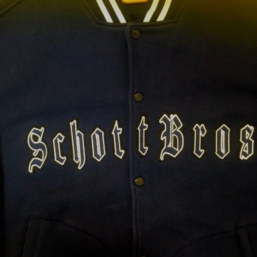 大人気 2L Schott ゆるダボスタジャン ネイビー 1913年デザイン