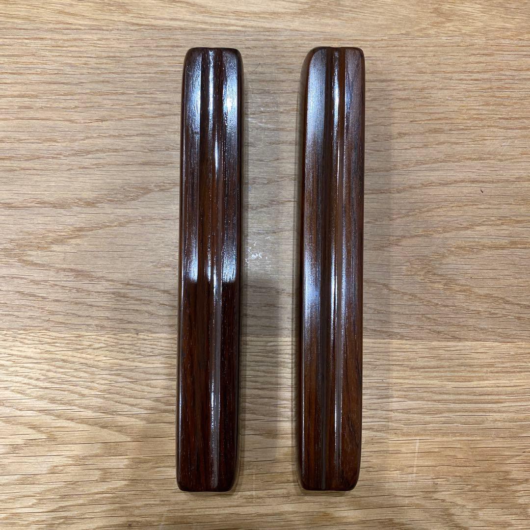 拍子木　紫檀　６.５寸(19.5cm)