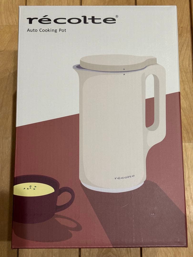 récolte レコルト　自動調理ポット RYC-2(W) クリームホワイト ノベルティ付き】レコルト 自動調理ポット ／ クリームホワイト RSY-2
