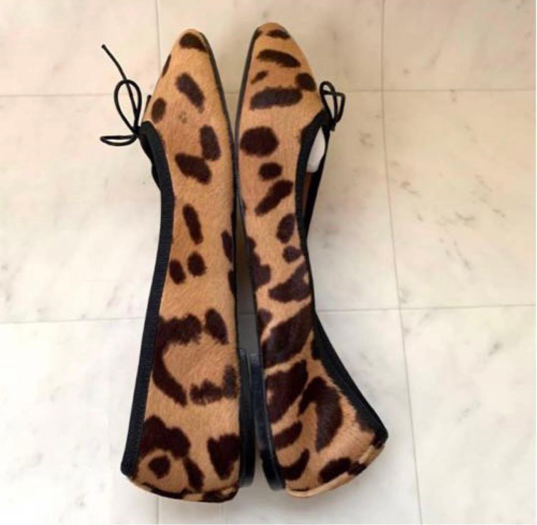 新品 SPELTA バレエシューズ スペルタ ハラコ ヒョウ柄 39 - メルカリ