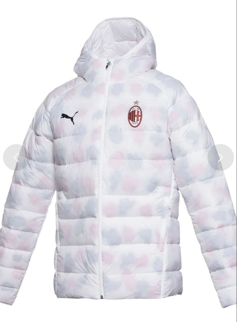 Puma ACミラン フード付きダウンジャケット Puma ACミラン フード付きダウンジャケット - メルカリ