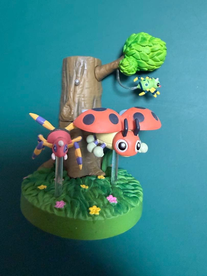 立体ポケモン図鑑　レディバ、アリアドス、イトマル 立体ポケモン図鑑 レディバ、アリアドス、イトマル