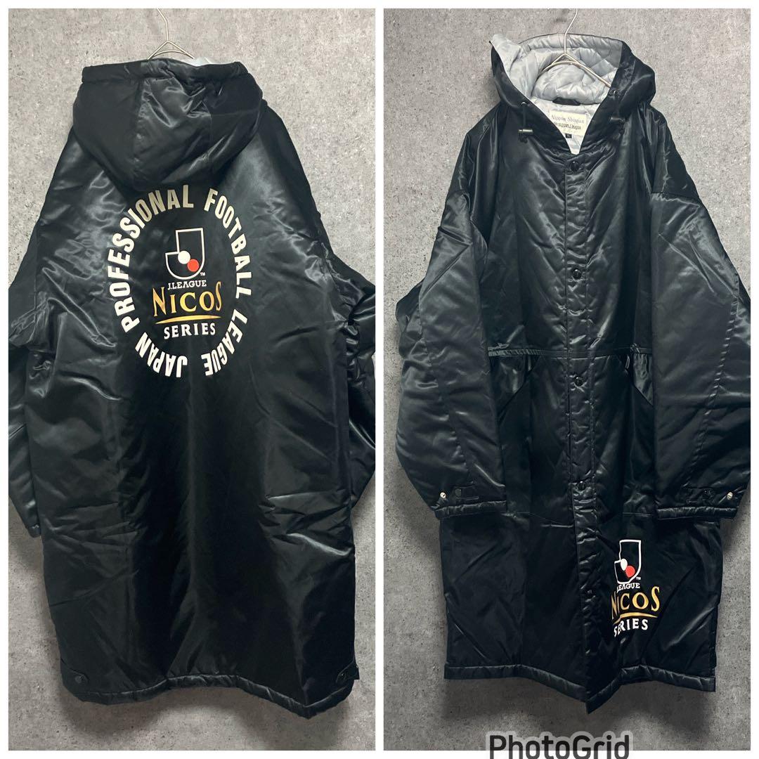90s 激レア　非売品　Jリーグ　初期　NICOS シリーズ　ベンチコート　L Jリーグ Nicosシリーズ ベンチコート M グレー - メルカリ