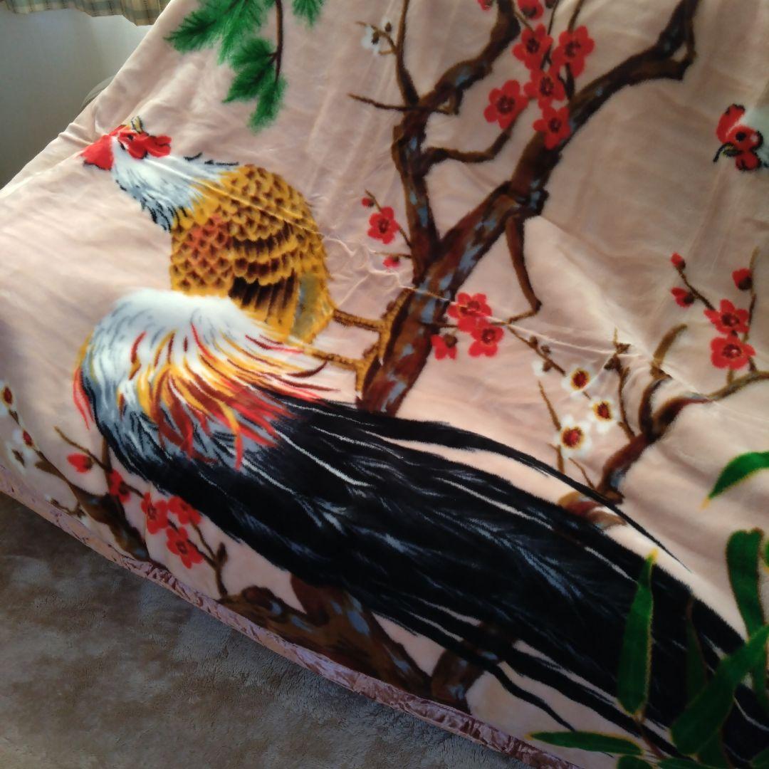 未使用 昭和レトロ 毛布 アクリル 合せ毛布 - メルカリ