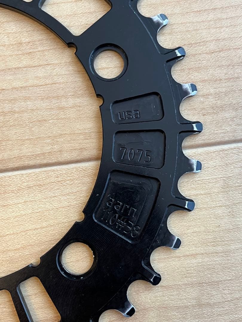 ☆極美品 Affinity pro chainring 49t PCD144黒☆ Affinity pro track