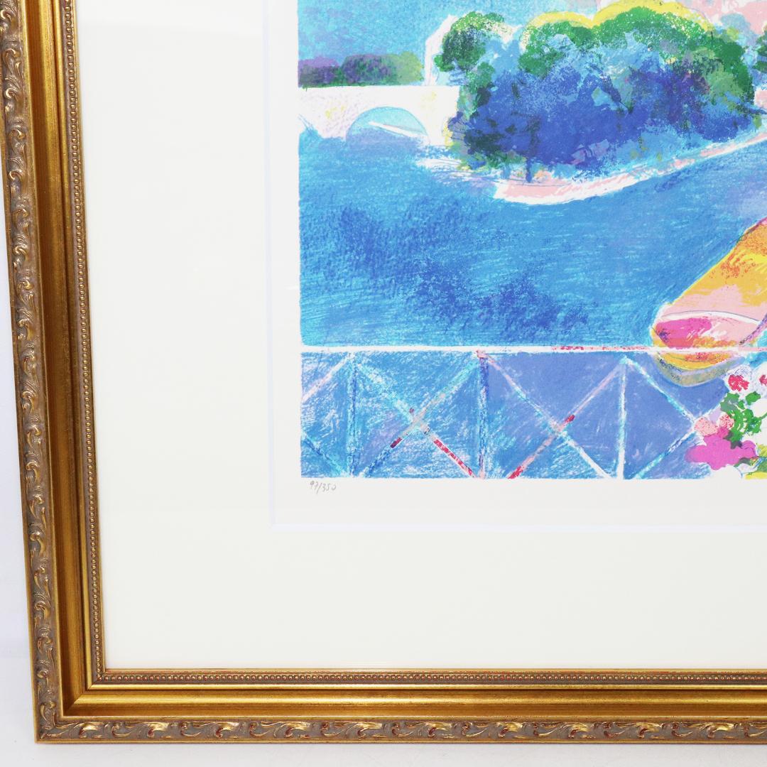 ポール・ギアマン リトグラフ シテ島の恋人達 97/350 - メルカリ