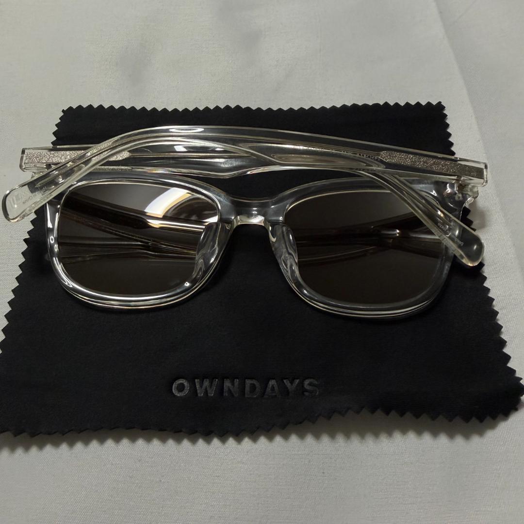 ク*ー様 キムタク着用 私物 OWNDAYS サングラス ウェリントン 調光サン