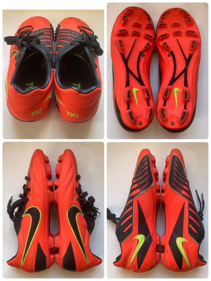 アディダス・アシックス・ナイキ サッカーシューズ 3足セット 25.5cm