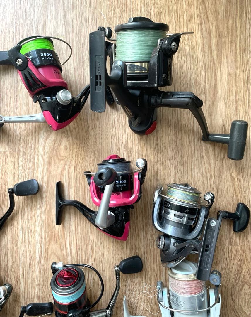 フィッシング リールセット 17個