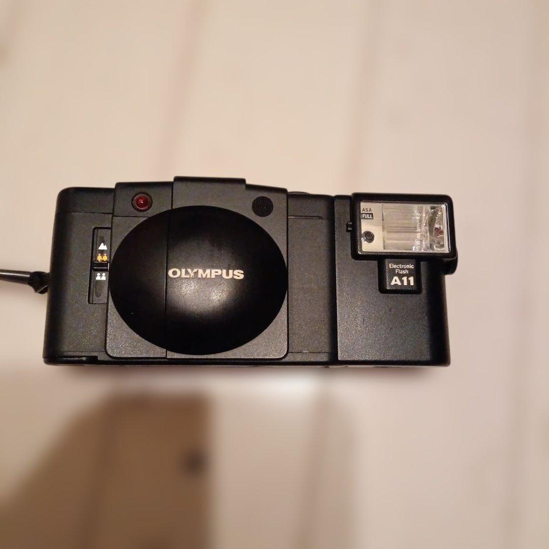 OLYMPUS XA2 A11 フィルムカメラ OLYMPUS】 XA2 フィルムカメラ（分解整備済・フラッシュA11付属・no01
