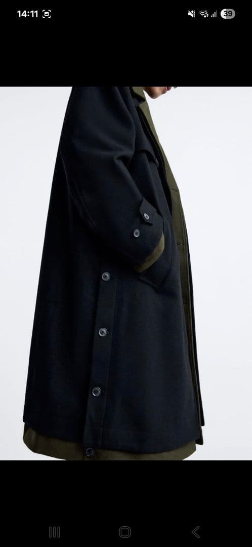 ZARA × MAISON SPECIAL モックレイヤーコート