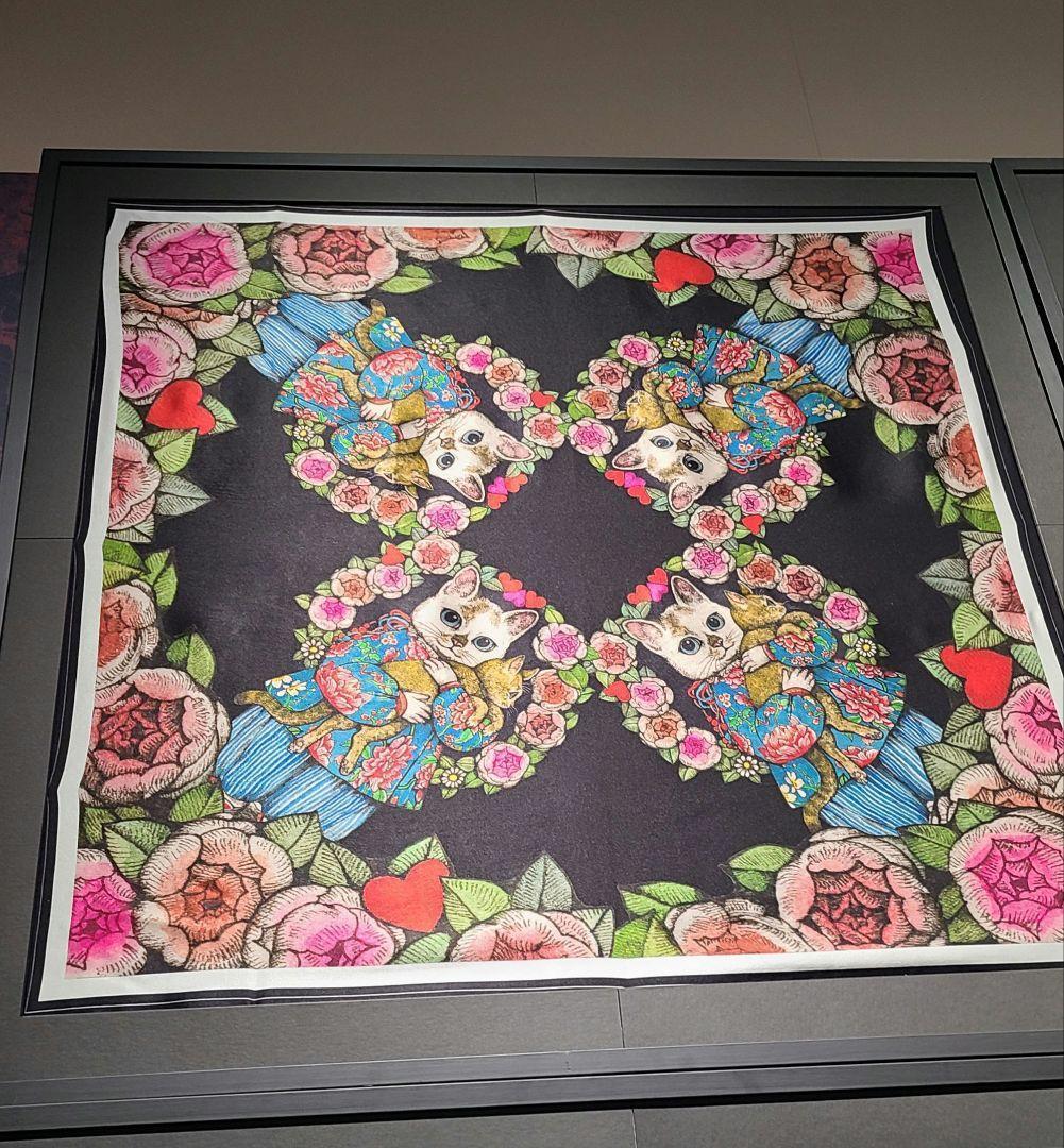 台湾限定】奇幻動物森林 樋口裕子展 限定 シルクスカーフ