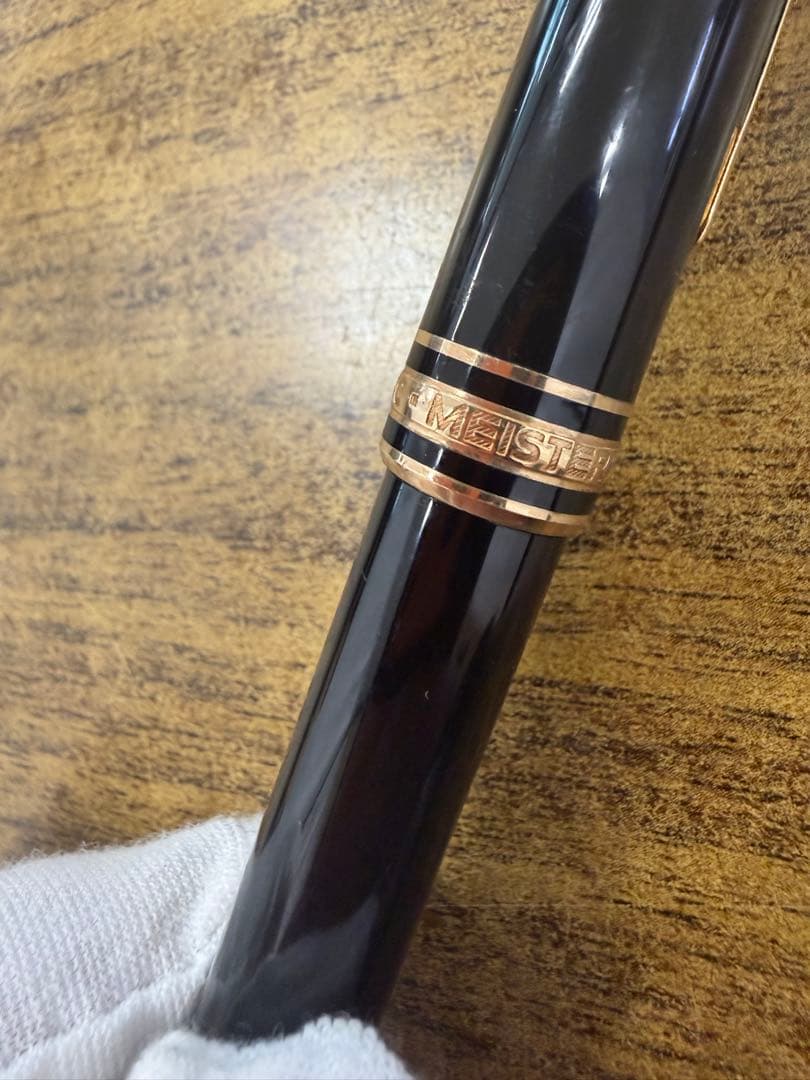 美品 MONTBLANC マイスターシュテュック ゴールドライン 芯なし - メルカリ