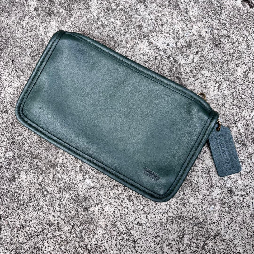 バッグ Vintage Coach Chunky Case Pouch OLD COACH CHUNKY CASE YELLOW The Chunky case in very rare yellow