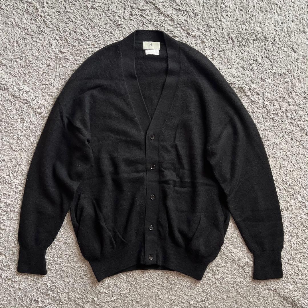 HERILL (ヘリル) カシミア カーディガン ホールガーメント ブラック 黒