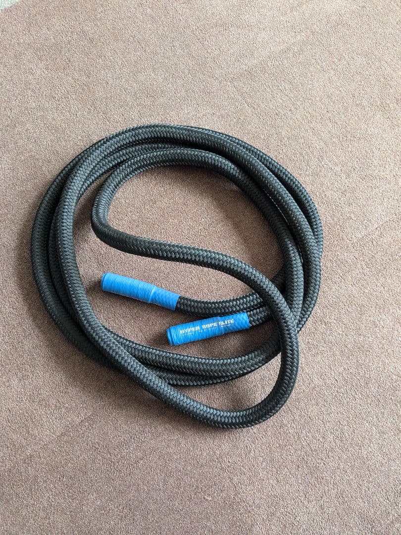 [バトルロープ]　hyper wear ハイパーロープ　25フィート　ブラック バトルロープ]hyper wear ハイパーロープ25フィートブラック