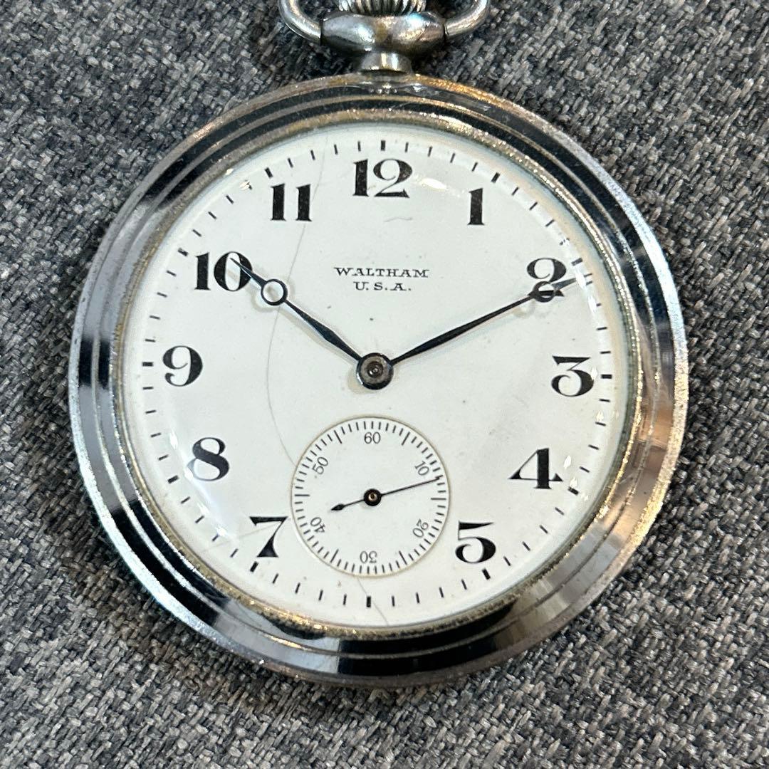 Waltham 懐中時計 U.S.A. ウォルサム 手巻き - メルカリ