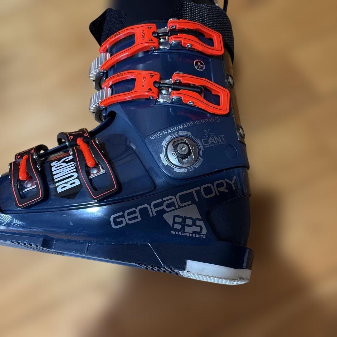 GENFACTORY Bumps 8 スキーブーツ ネイビー25~25.5cm