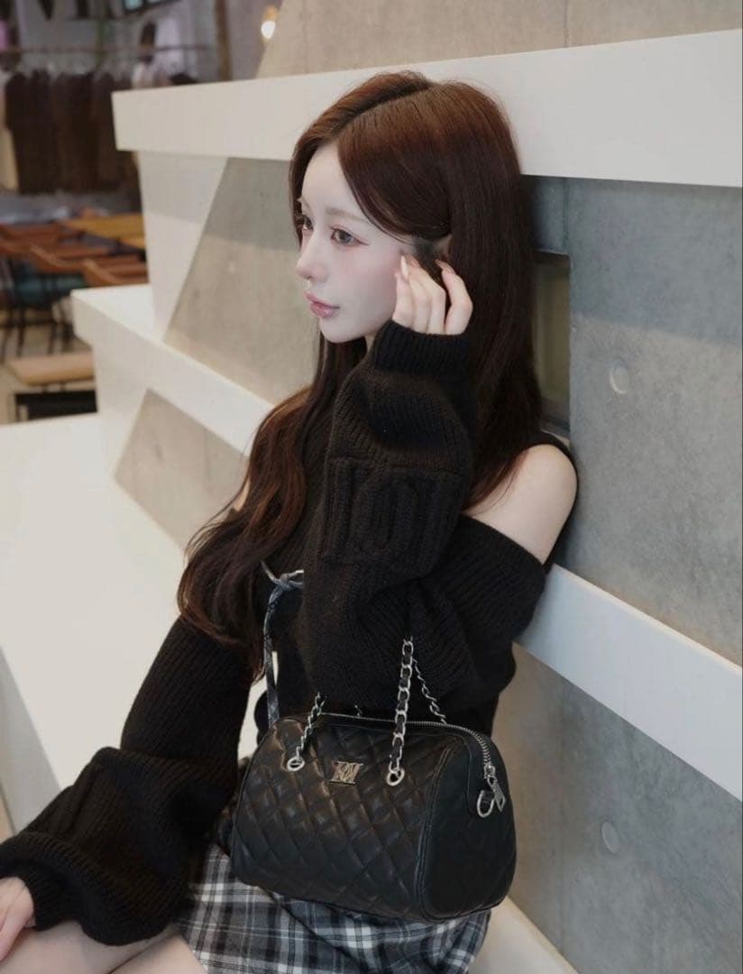 Darich ドッキングミドルウエストニットミニワンピース - メルカリ