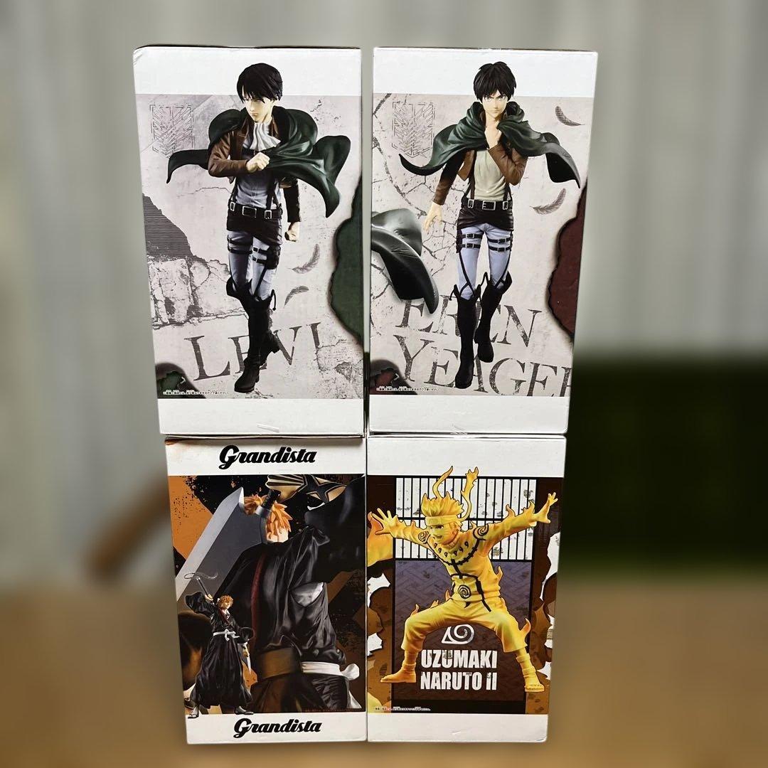 Grandista BLEACH NARUT 進撃の巨人 フィギュアまとめ売り - メルカリ