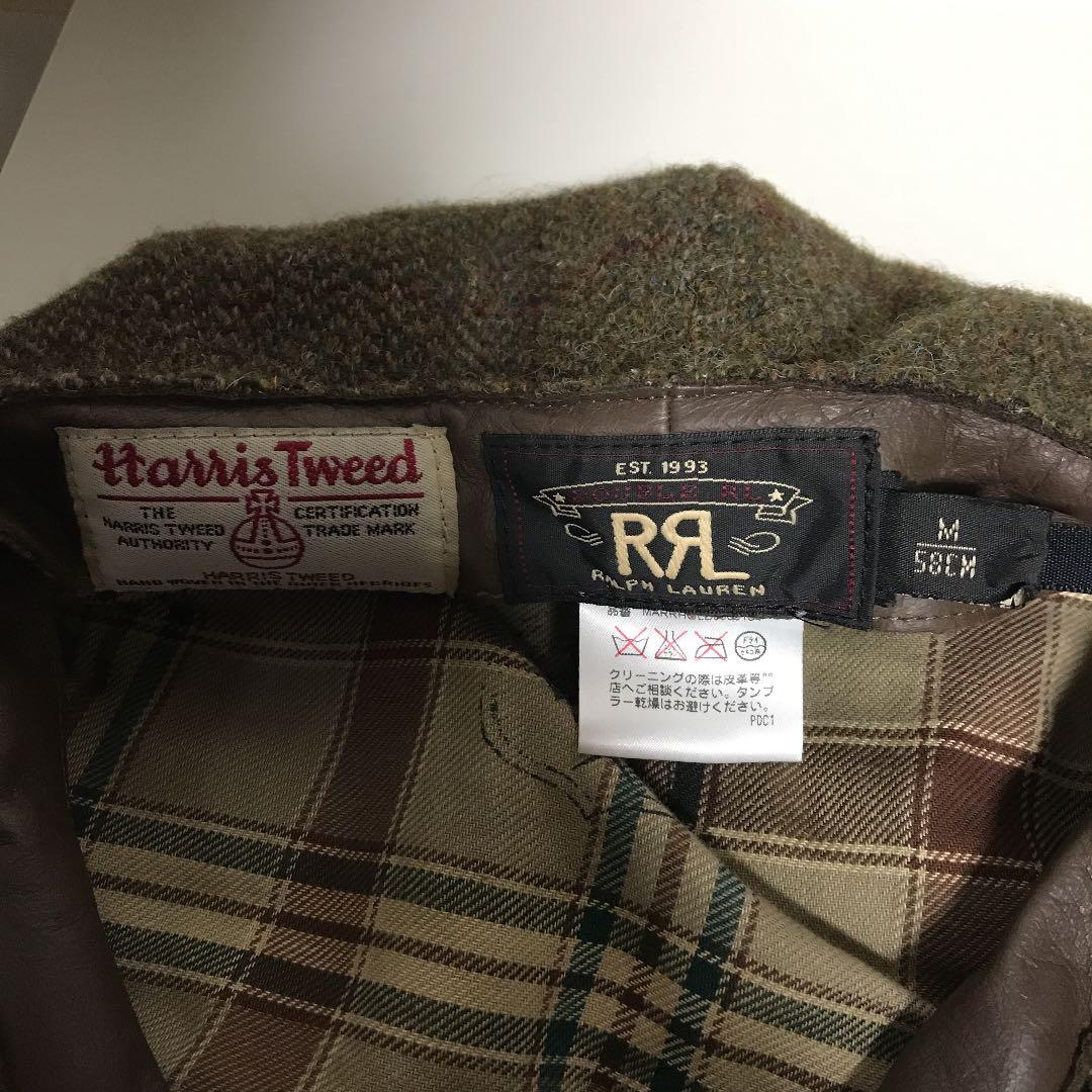 RRL × HARRISTWEED NEWSBOY CAP キャスケット Grey Harris Tweed