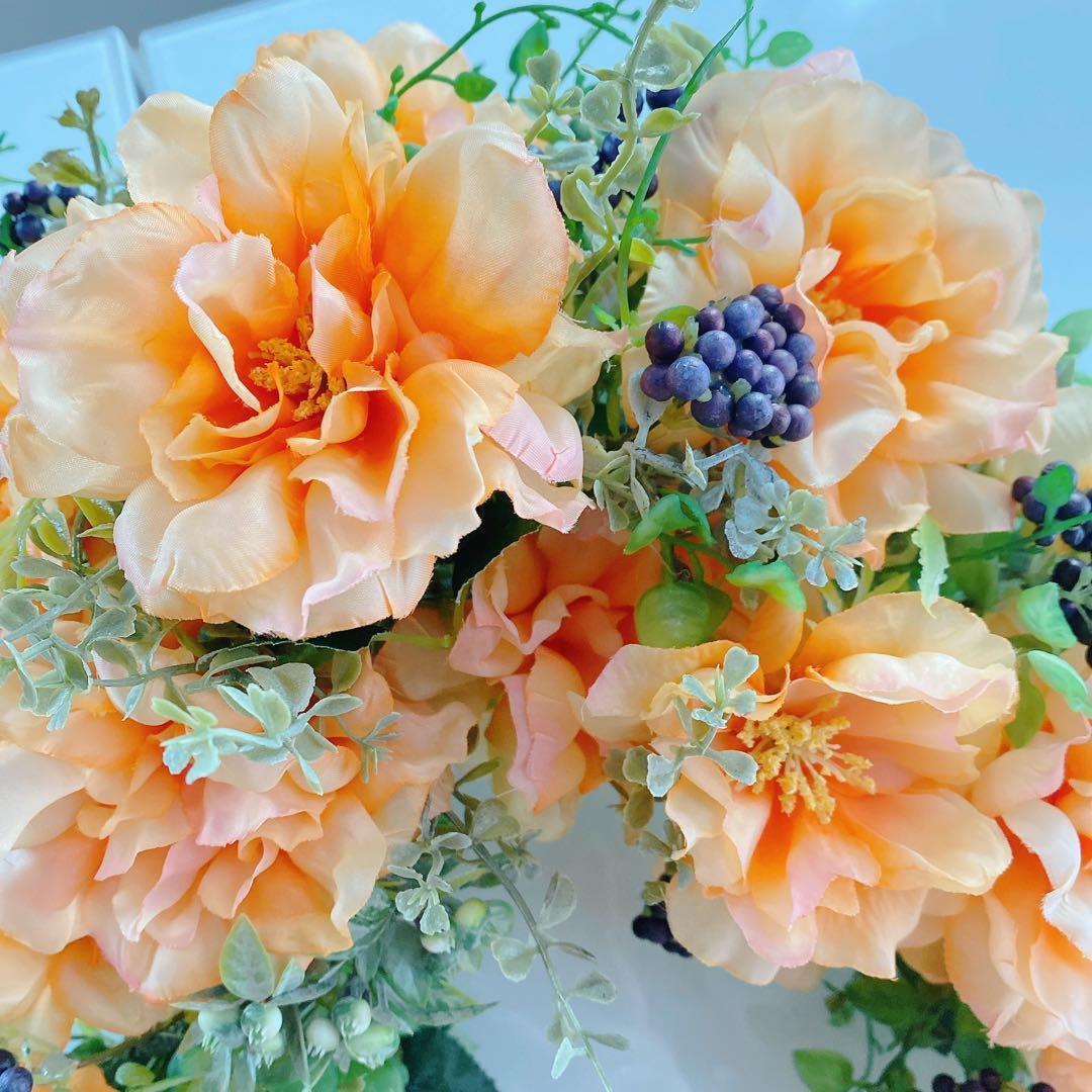 ✴︎Chocolaさま専用✴︎フラワーリース スワッグ 春リース 造花