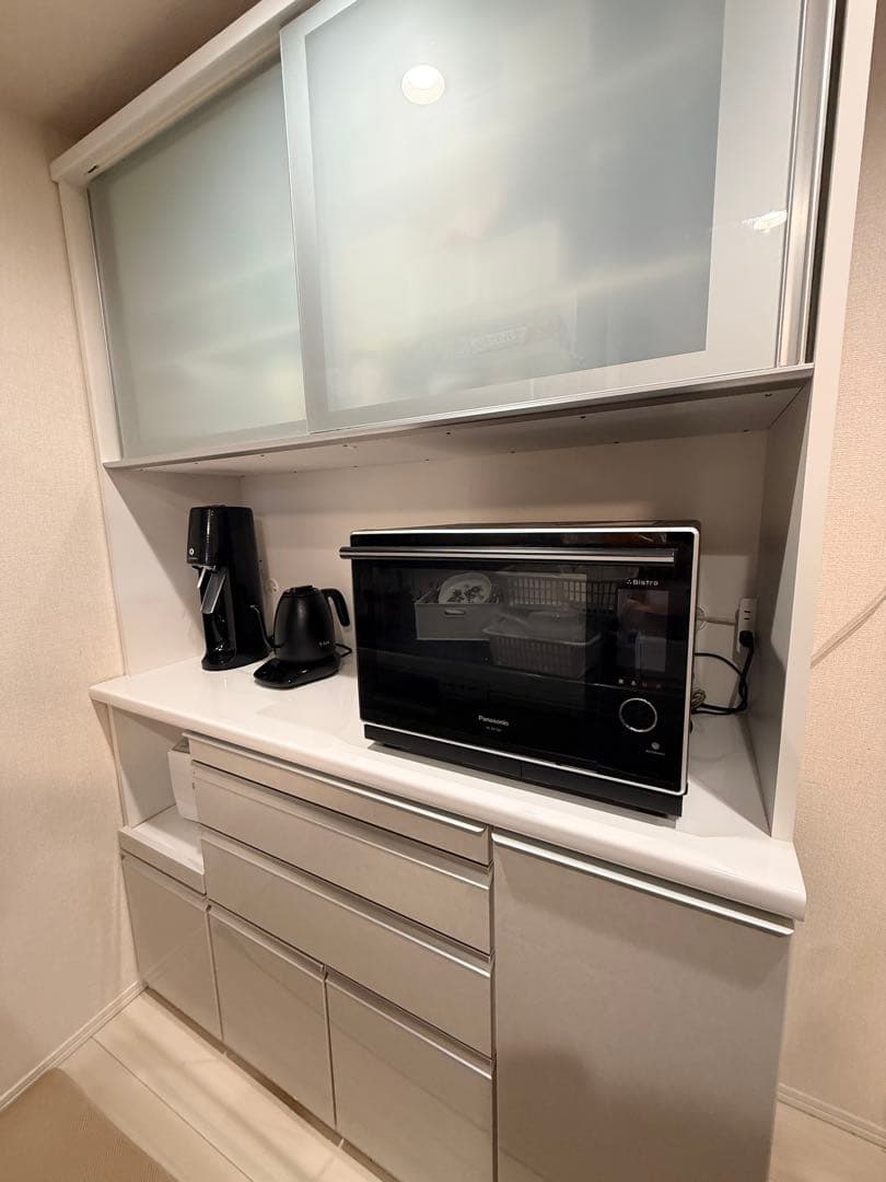 松田家具 キッチンボード スモーク 1400サイズ 1/20、1/21配送限定 interiorfesta-nagi_10017339