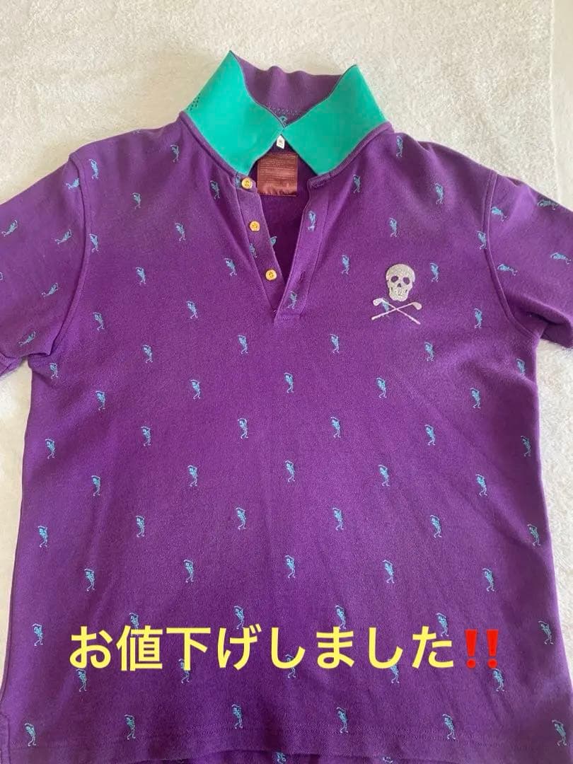 MARK & LONA パープルポロシャツ XL - メルカリ